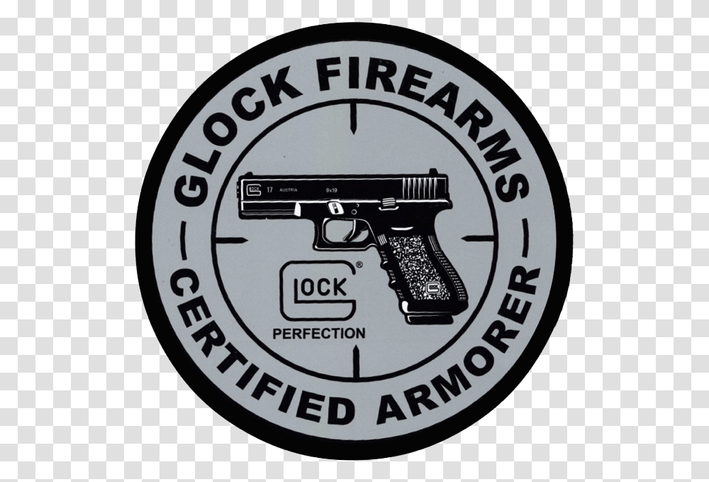 Glock Armorer Glock Safe Action Pistols Logo, Label, Weapon, Weaponry Transparent Png