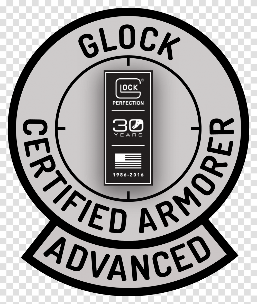 Glock Certified Armorer Advanced Glock, Logo, Trademark, Label Transparent Png