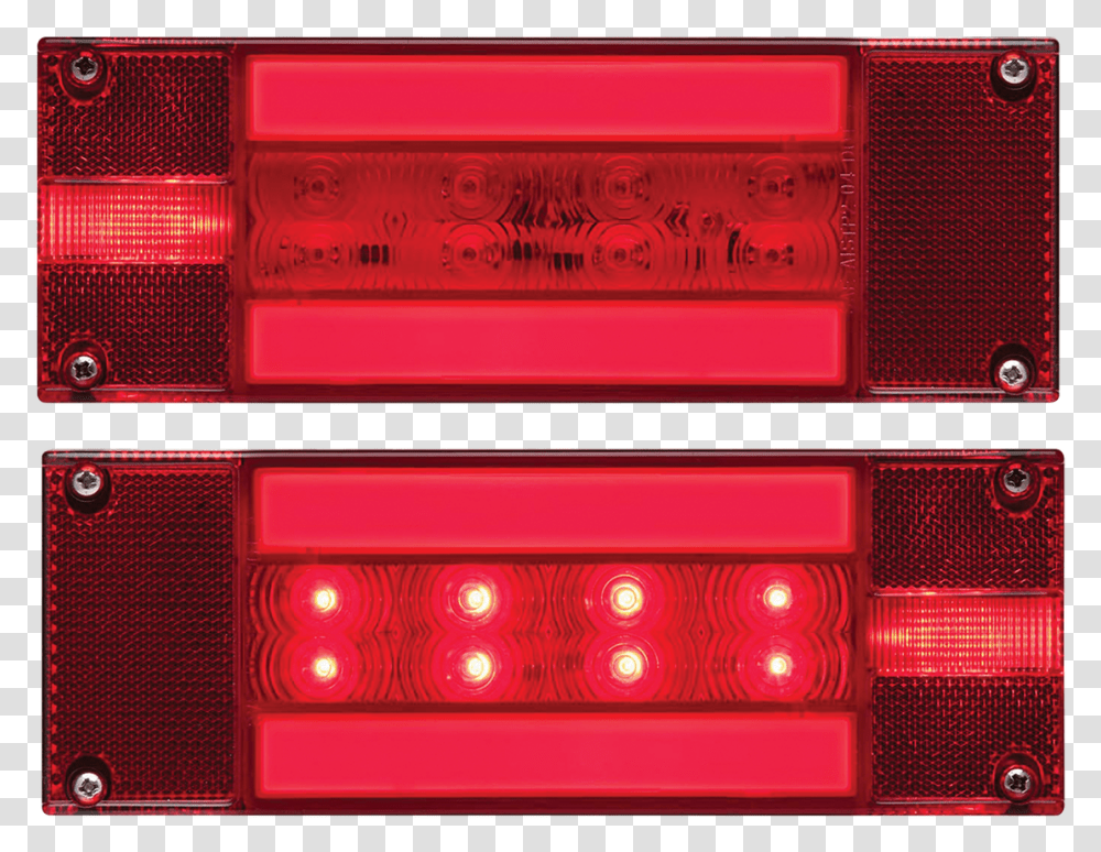 Glolight Retangular Sealed Led Red Stopturntail Light, Mailbox, Letterbox, Stereo, Electronics Transparent Png