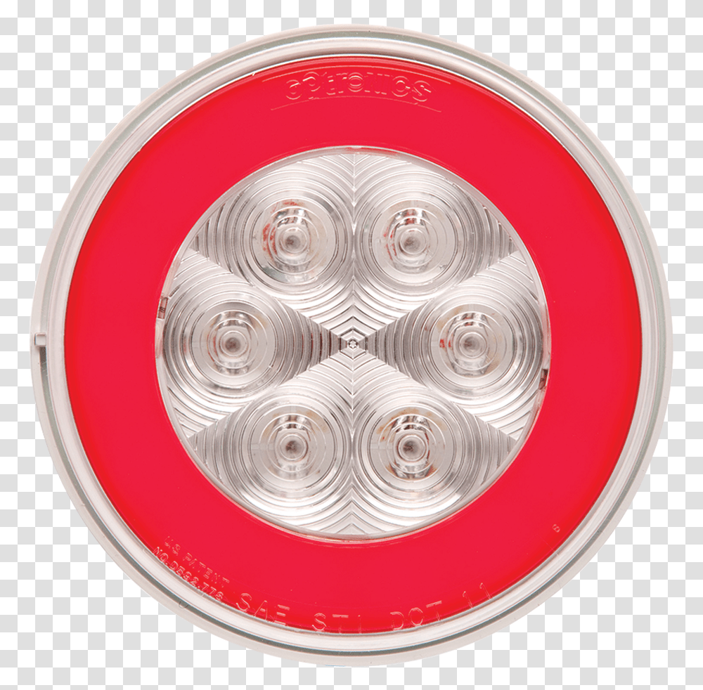 Glolight Round Sealed Led Red Stopturntail Optronics Led Lights, Lighting, Light Fixture Transparent Png