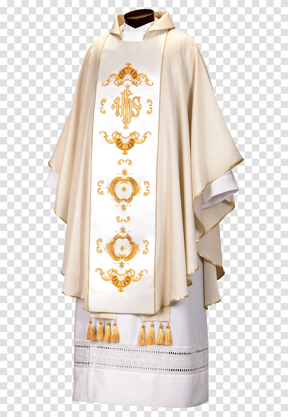 Gloria Gothic Chasuble Priest, Apparel, Scarf, Blouse Transparent Png