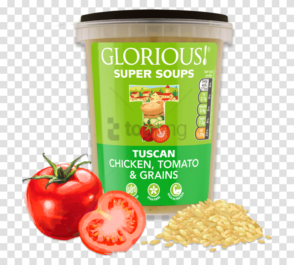 Glorious Tuscan Chicken Tomato Plum Tomato, Food, Plant, Vegetable, Dessert Transparent Png