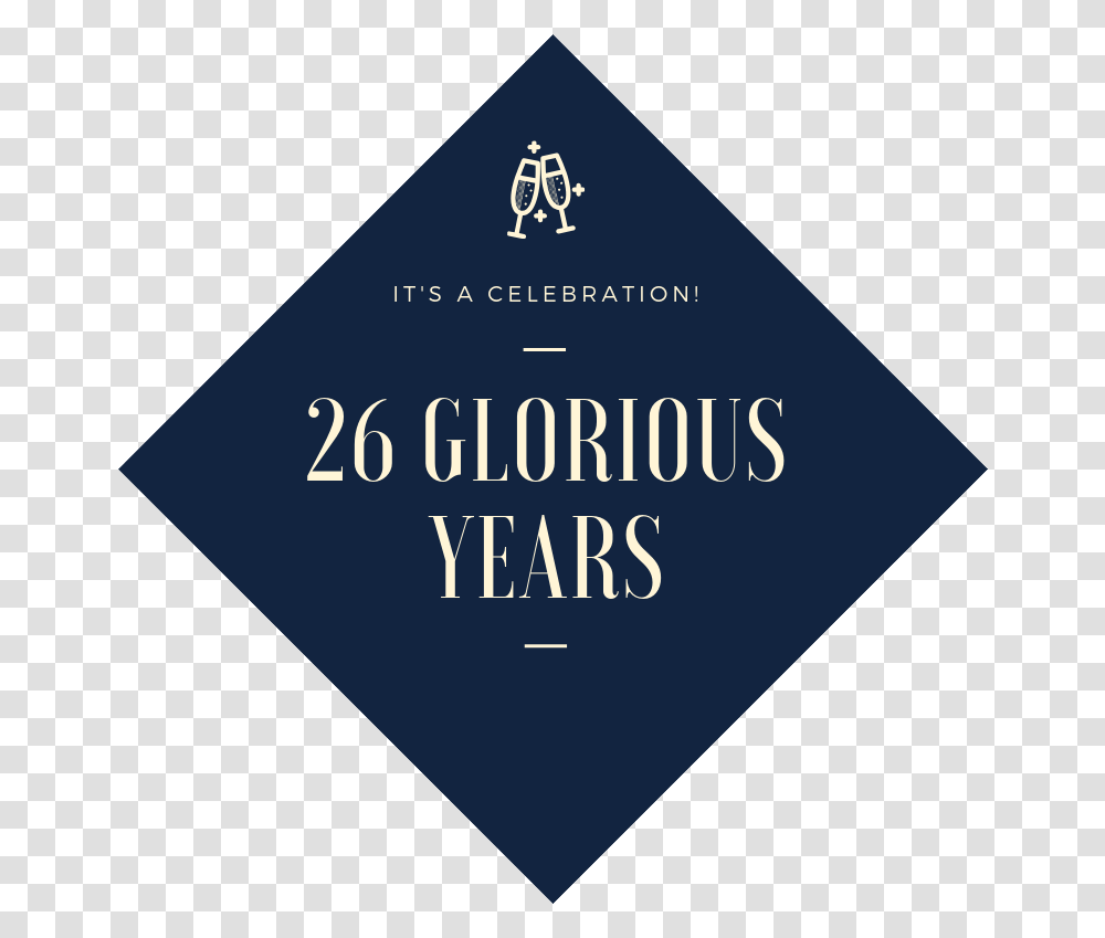 Glorious Years Copy Sign, Triangle, Business Card, Paper Transparent Png