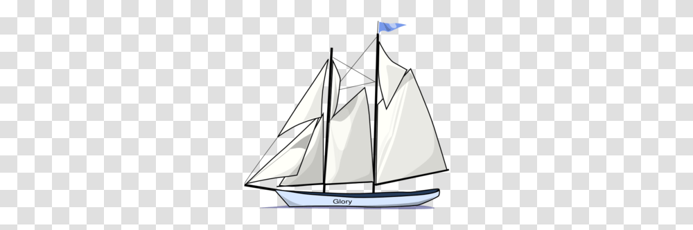 Glory Sailboat Clip Art, Vehicle, Transportation, Person, Human Transparent Png