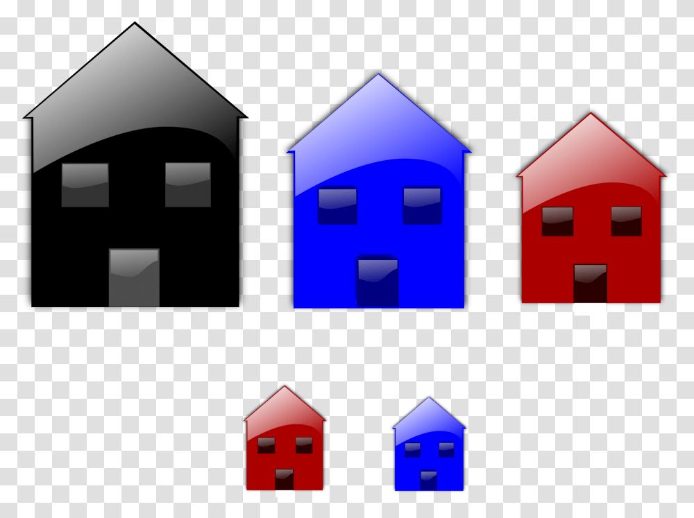 Gloss Home Icon Clip Arts, Pac Man, Building, Network Transparent Png