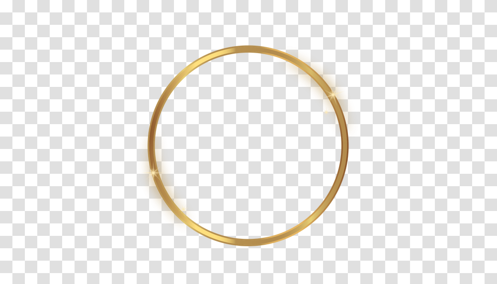 Glossy Circle Golden Frame, Bracelet, Jewelry, Accessories, Accessory Transparent Png