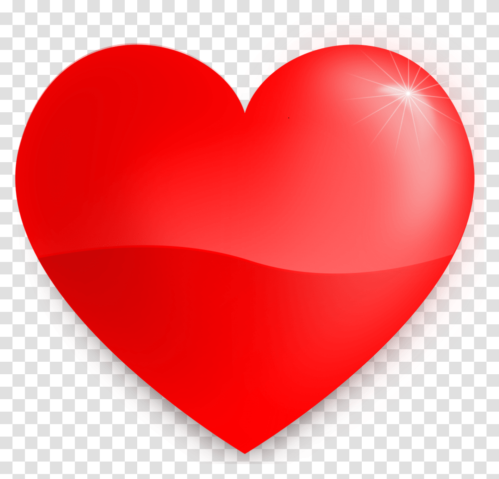 Glossy Heart, Balloon Transparent Png
