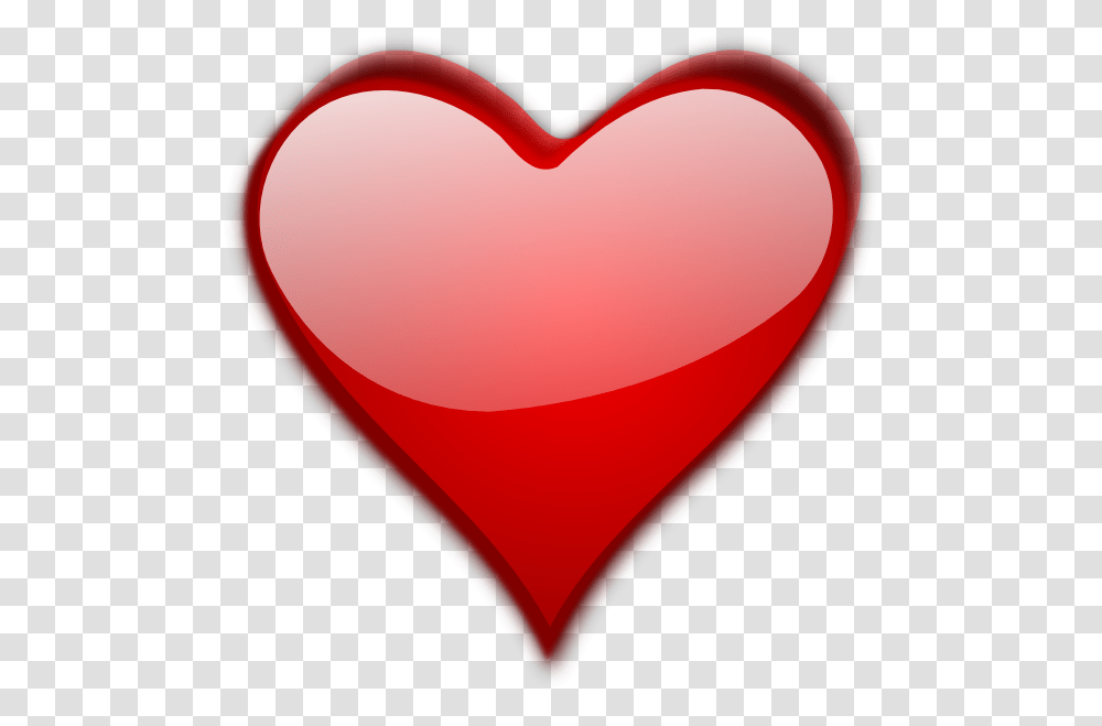 Glossy Red Heart Clip Art, Balloon Transparent Png