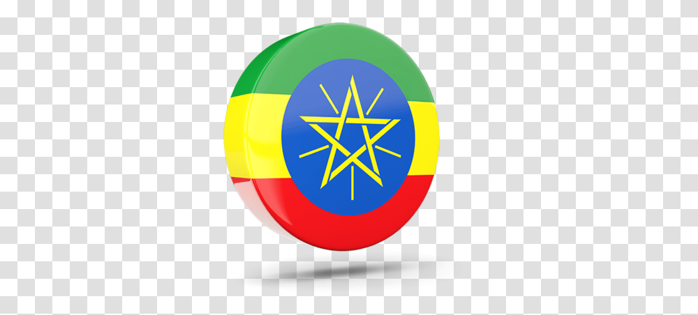Glossy Round Icon 3d Ethiopia Flag Vector, Logo, Trademark, Star Symbol Transparent Png