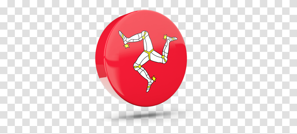 Glossy Round Icon 3d Isle Of Man Flag Vs Sicily, Ball, Sport, Sports, Kicking Transparent Png