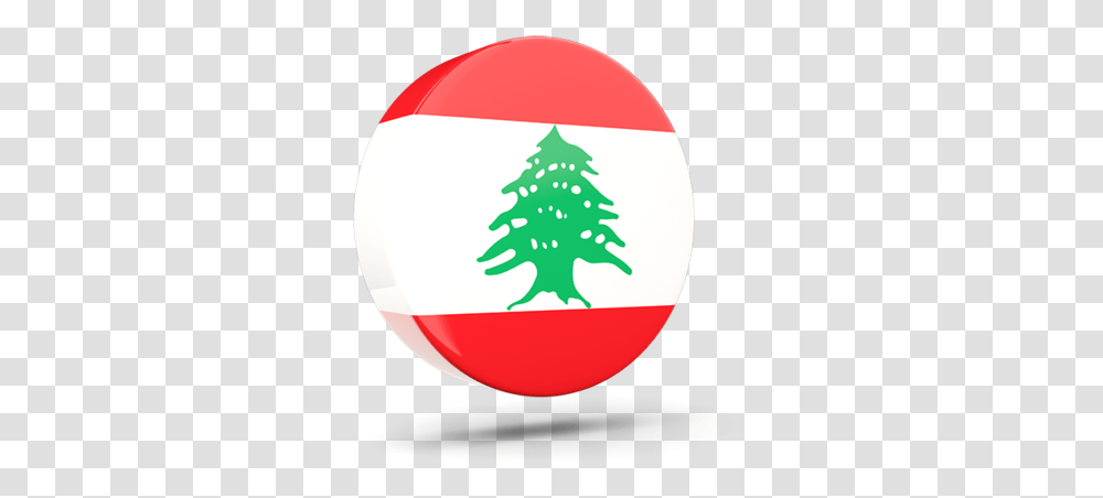 Glossy Round Icon 3d Printable High Resolution Lebanon Flag, Tree, Plant, Ornament, Christmas Tree Transparent Png