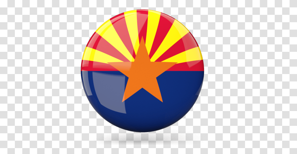 Glossy Round Icon Arizona Flag Icon, Balloon, Logo, Trademark Transparent Png