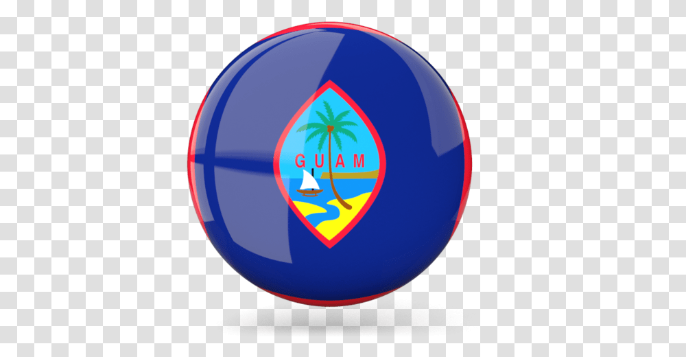 Glossy Round Icon Guam Round Flag, Ball, Logo, Trademark Transparent Png
