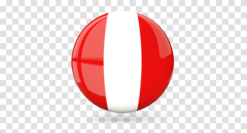 Glossy Round Icon Illustration Of Flag Of Peru, Ball, Balloon Transparent Png