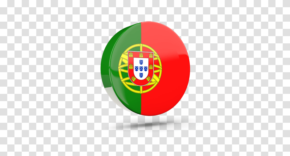 Glossy Round Icon Illustration Of Flag Of Portugal, Logo, Trademark, Badge Transparent Png