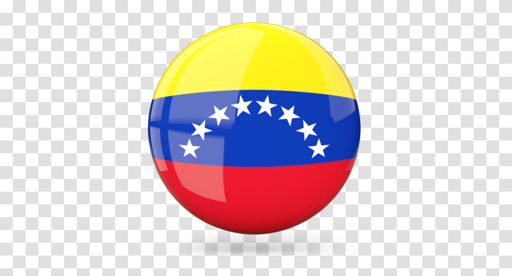 Glossy Round Icon Illustration Of Flag Of Venezuela, Balloon, Logo, Trademark Transparent Png