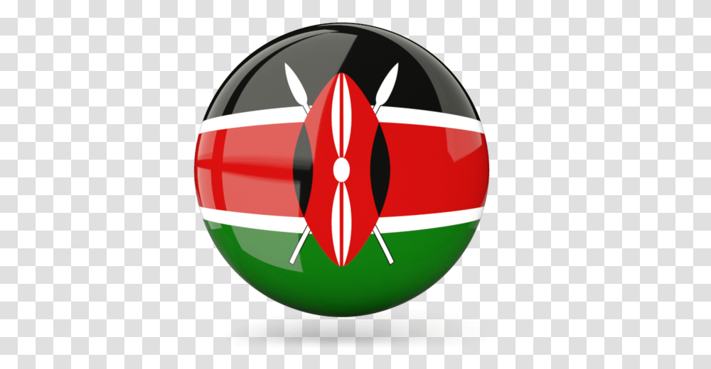 Glossy Round Icon Ilration Of Flag Kenya Round Kenya Flag, Star Symbol, Logo, Trademark Transparent Png