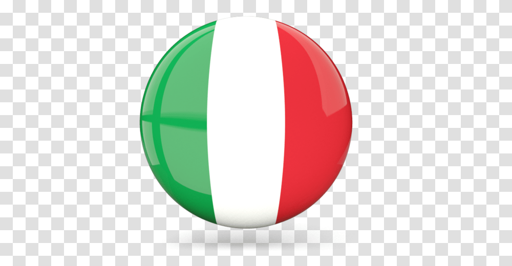 Glossy Round Icon Italy Flag Round Icon, Ball, Sphere, Balloon, Tape Transparent Png