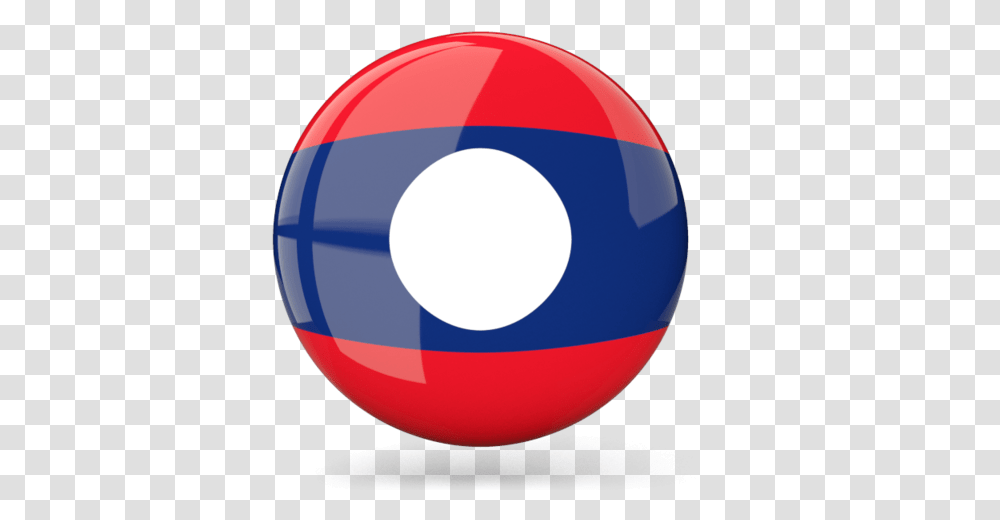 Glossy Round Icon Laos Flag Circle, Logo, Trademark, Balloon Transparent Png