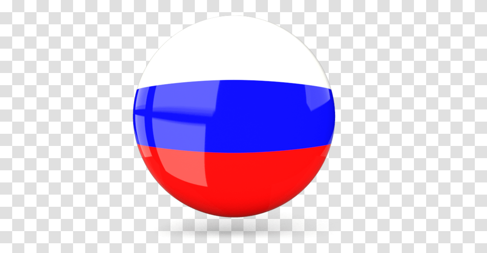 Glossy Round Icon Russia Flag Icon, Sphere, Balloon Transparent Png