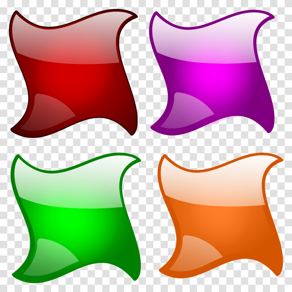 Glossy Shapes 1 Clip Arts Different Shapes Cliparts, Flag, Plant Transparent Png