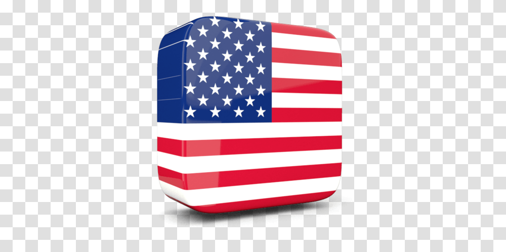 Glossy Square Icon 3d Usa Flag Icon 3d, American Flag Transparent Png