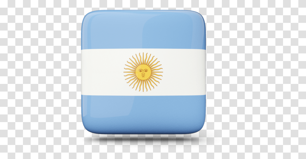 Glossy Square Icon Argentinian Flag Square, Mobile Phone, Electronics, Cell Phone, Bottle Transparent Png