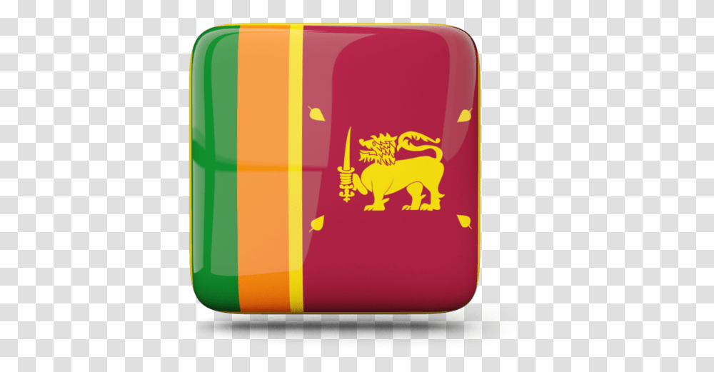 Glossy Square Icon Sri Lanka Flag Square, Luggage, Pencil Box, Suitcase Transparent Png