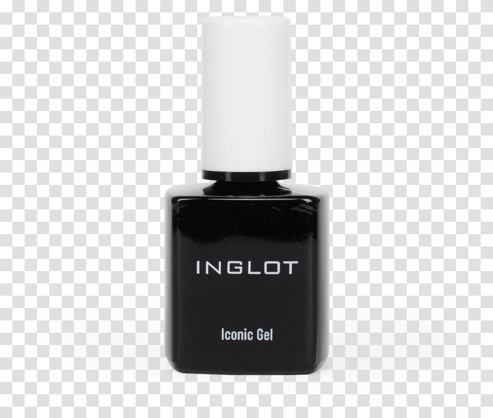 Glossy Top Coat Iconic Gel Inglot, Bottle, Cosmetics, Aftershave, Perfume Transparent Png