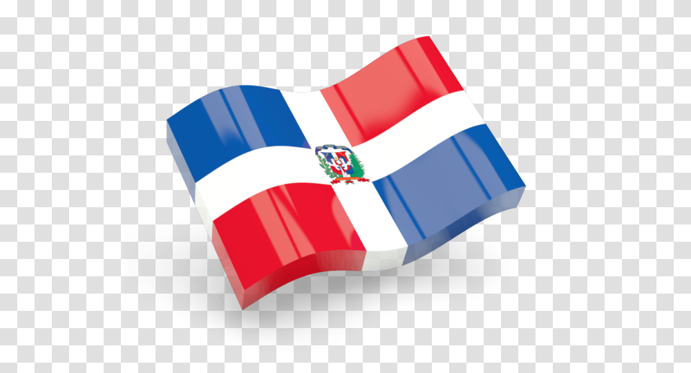Glossy Wave Icon Illustration Of Flag Of Dominican Republic, Tape, American Flag, Gift Transparent Png