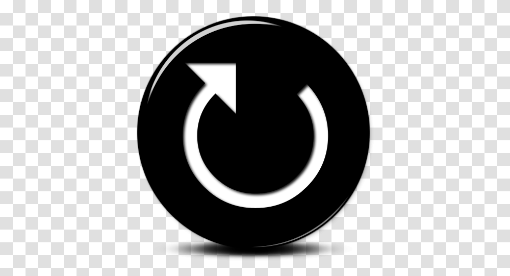 Glossyblack3dbuttoniconarrowsarrowredopng Vevmo Circle, Symbol, Recycling Symbol, Logo, Trademark Transparent Png