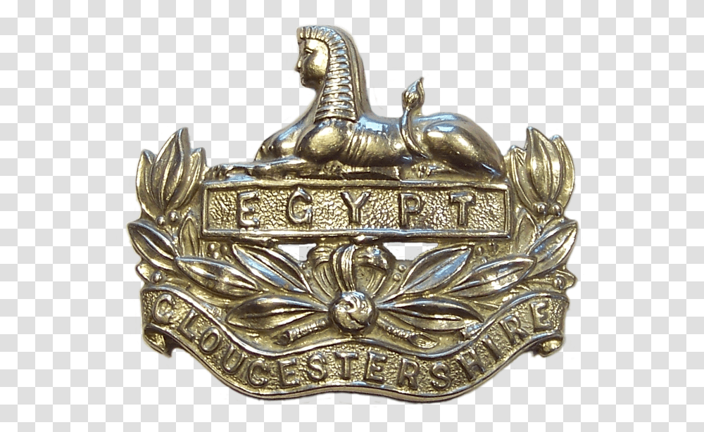 Glosters Front Badge Circa 1957 Trspt Gloucestershire Regiment Cap Badge, Buckle, Logo, Trademark Transparent Png