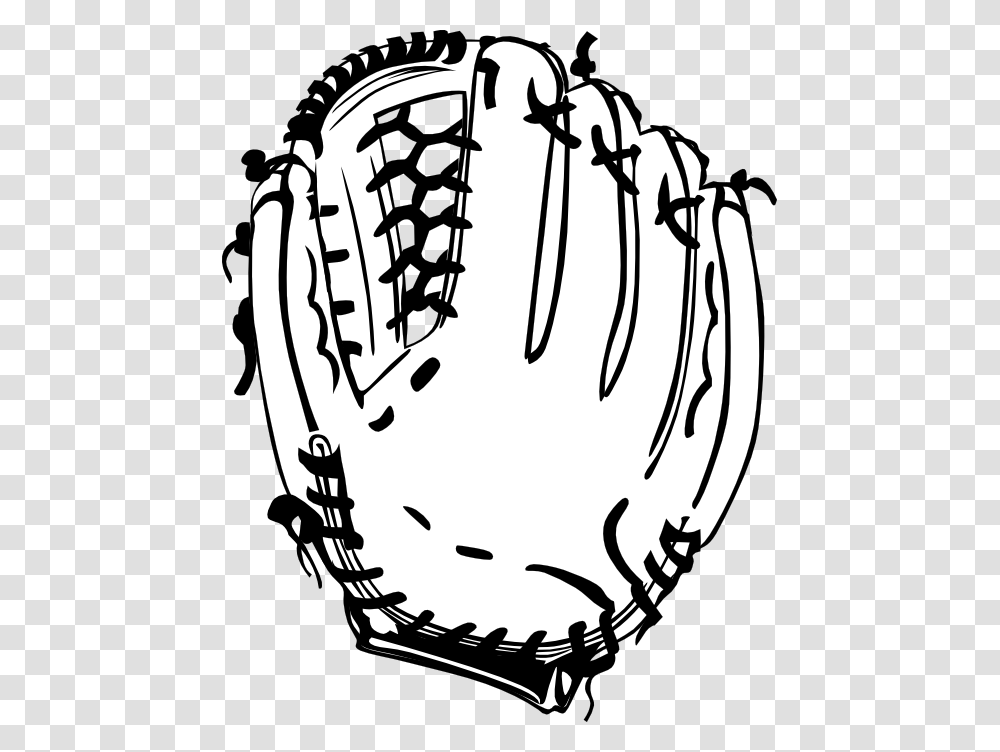 Glove Clipart Black And White, Apparel, Team Sport, Sports Transparent Png
