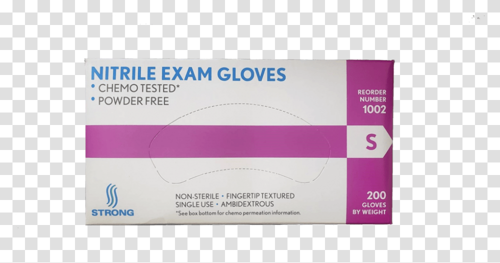 Glove Nitrile Exam Powder Free Non Sterile Textured Label, Business Card, Paper, Driving License, Document Transparent Png