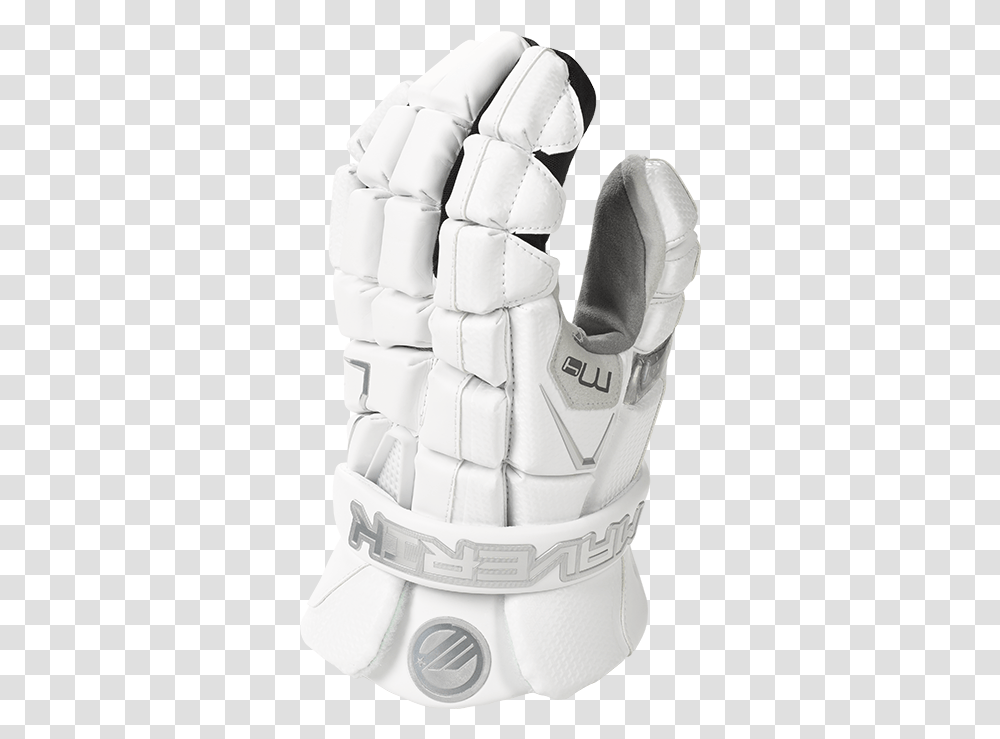 Glove White Back Maverik, Apparel Transparent Png