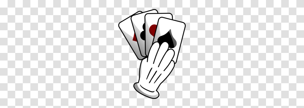 Gloved Hand Of Cards Clip Art, Game, Gambling Transparent Png