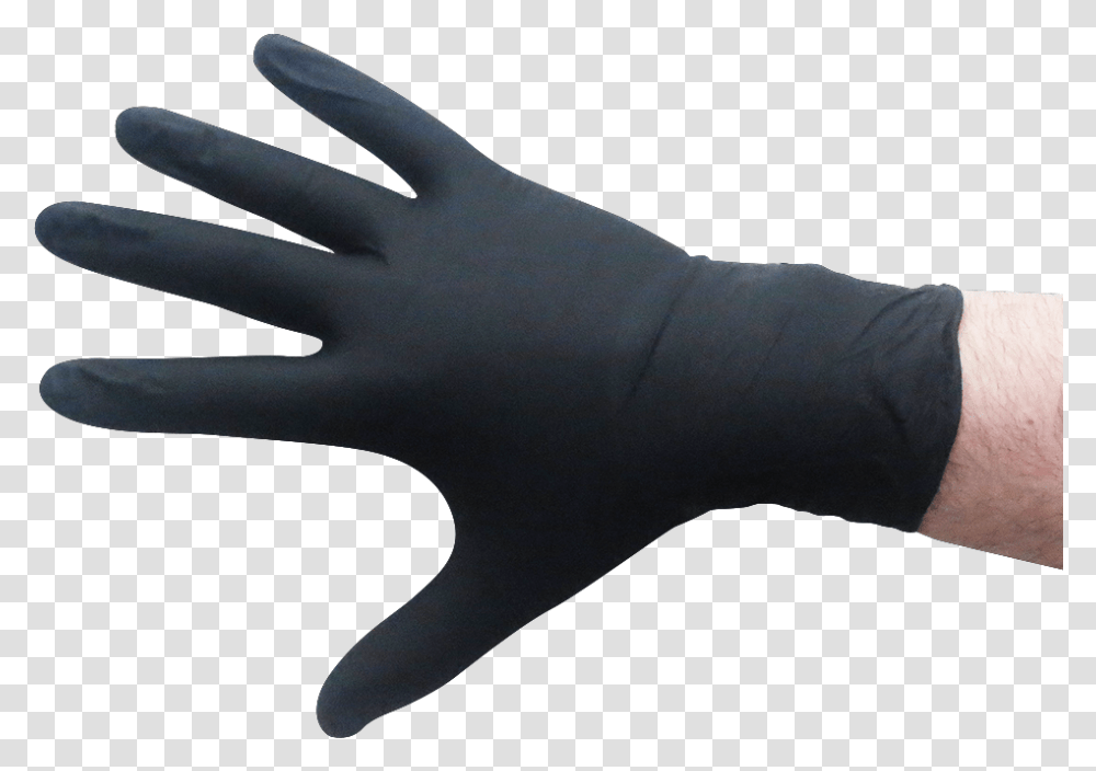 Gloves Food Safe Amp Clipart Black Glove Hand, Apparel, Person, Human Transparent Png