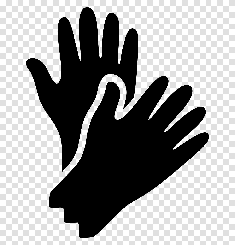 Gloves Icon Free Download, Apparel, Silhouette Transparent Png