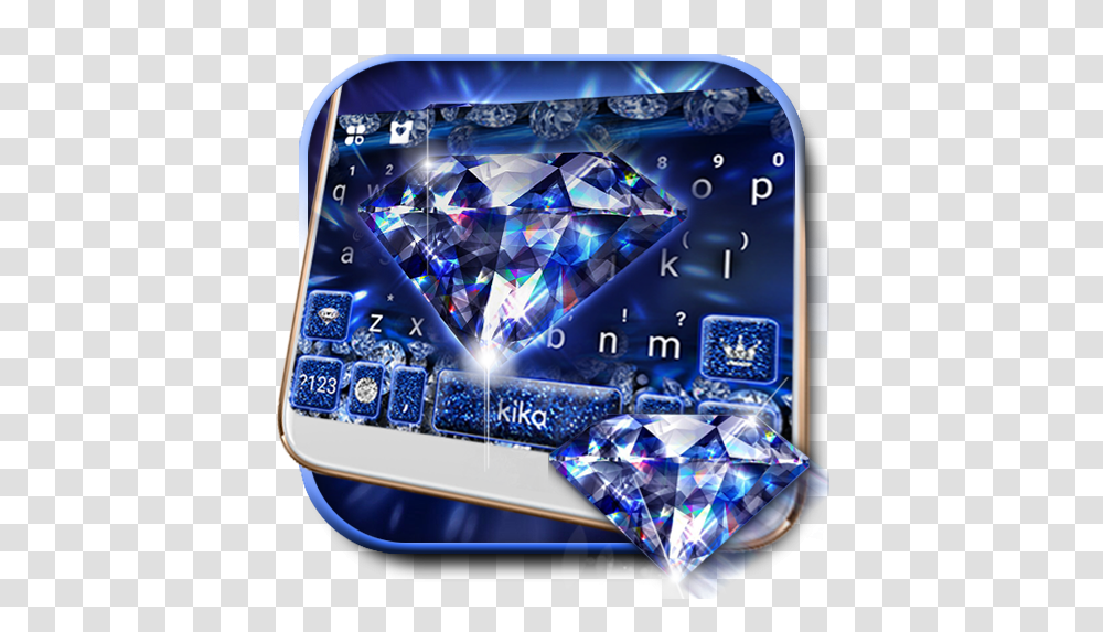 Glow Crystal Diamond Keyboard Theme - Appar P Google Play Wallpaper, Gemstone, Jewelry, Accessories, Accessory Transparent Png