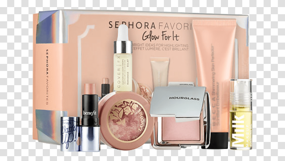 Glow For It Is A Stunning Sephora Favorites Holiday Sephora Favorites Glow For It Kit, Cosmetics, Label, Face Makeup Transparent Png