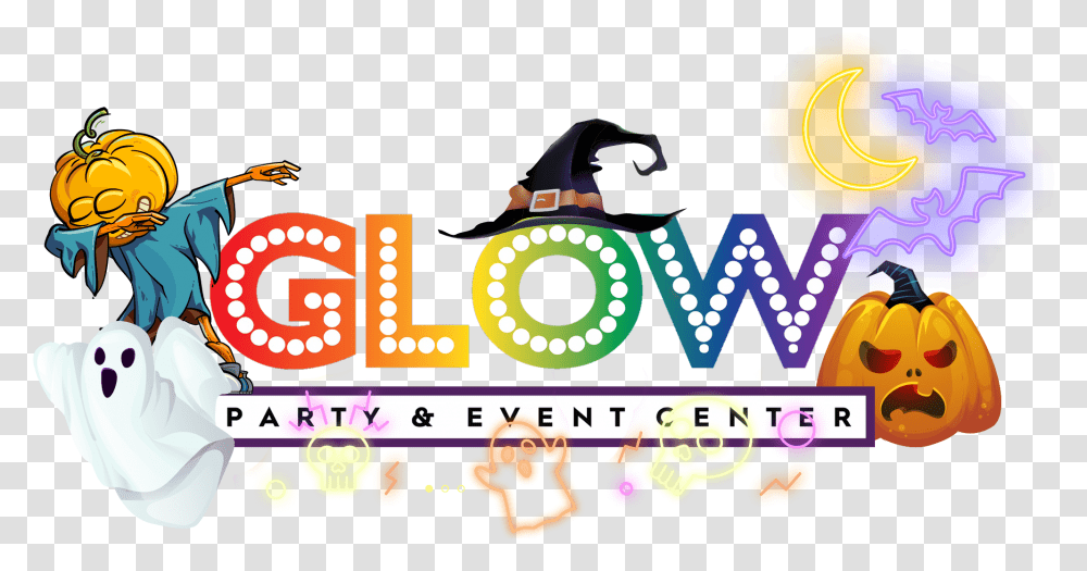 Glow Party Amp Event Center Cartoon, Alphabet, Number Transparent Png