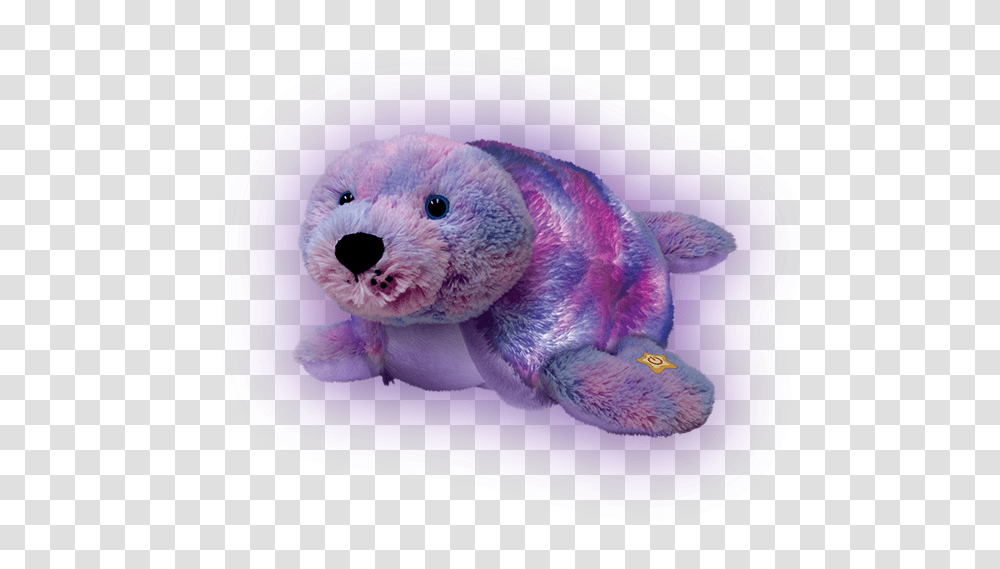 Glow Pet Seal Glow Pets, Toy, Purple, Plush, Frisbee Transparent Png