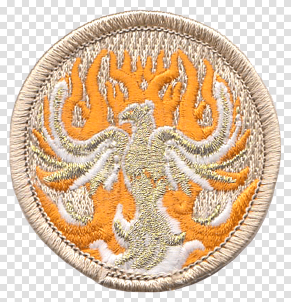 Glow Phoenix Patrol Patch Embroidered, Rug, Logo, Symbol, Trademark Transparent Png