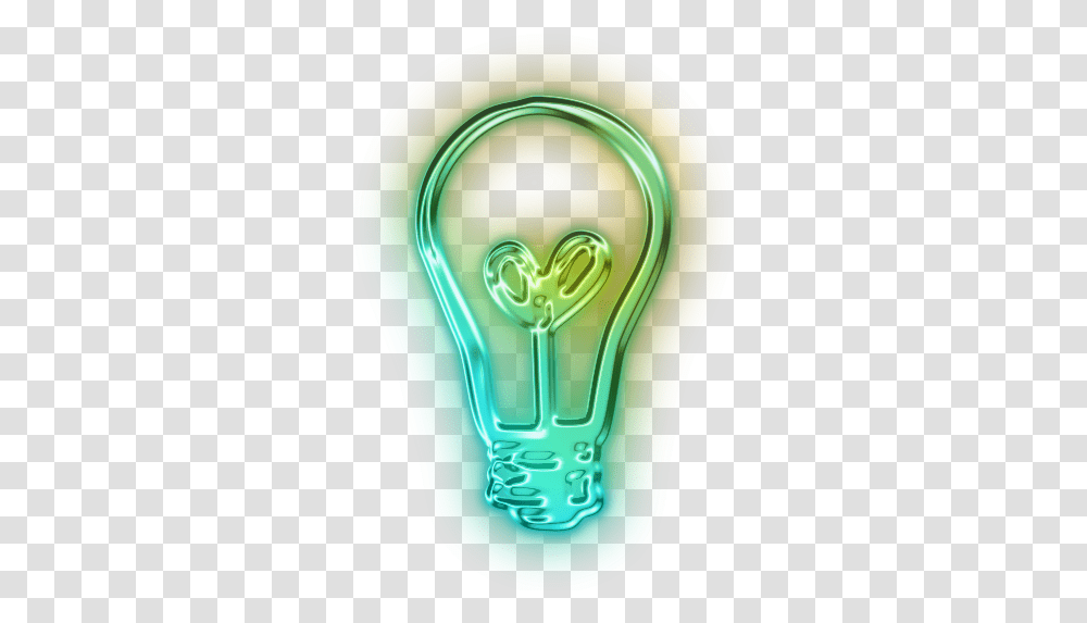 Glowing Bulb Mart Neon Lights Logo, Lightbulb, Lighting Transparent Png
