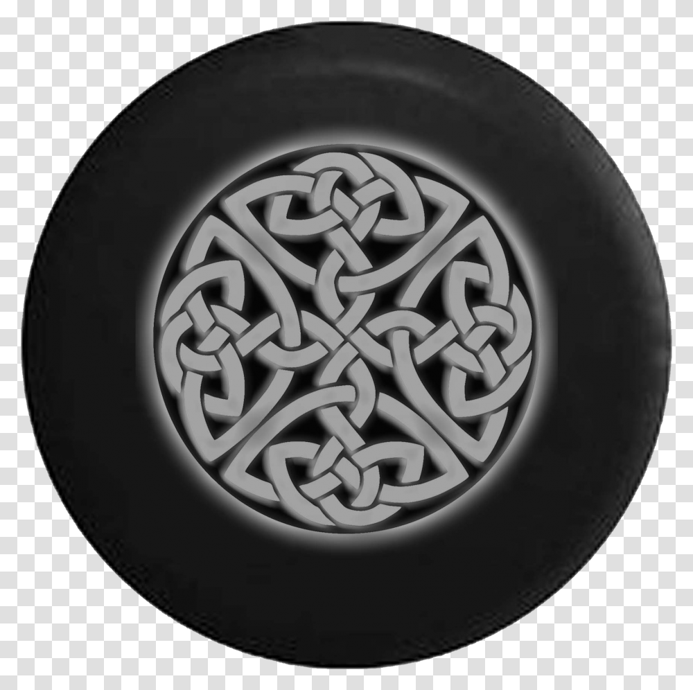 Glowing Celtic Irish Knot Jeep Off Road Rv Camper Spare Circle, Frisbee, Toy, Frying Pan, Wok Transparent Png