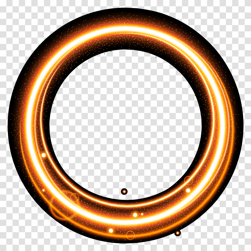 Glowing Circle Circle, Moon, Outer Space, Night, Astronomy Transparent Png