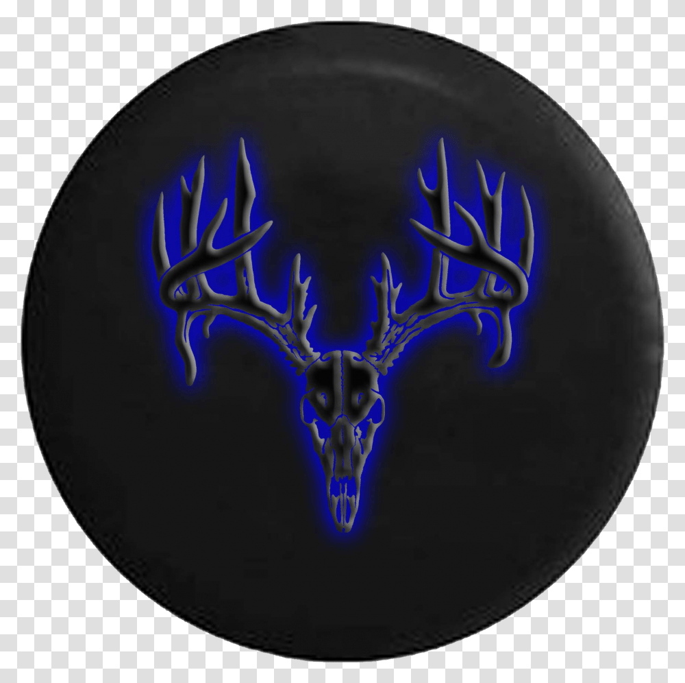 Glowing Deer Skull Antler Jeep Off Road Rv Camper Spare Red Ball, Bowling Ball, Sport, Sports, Sphere Transparent Png