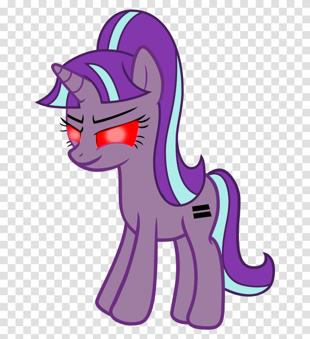 Glowing Evil Eyes Starlight Glimmer Evil My Little Pony, Purple, Dragon Transparent Png