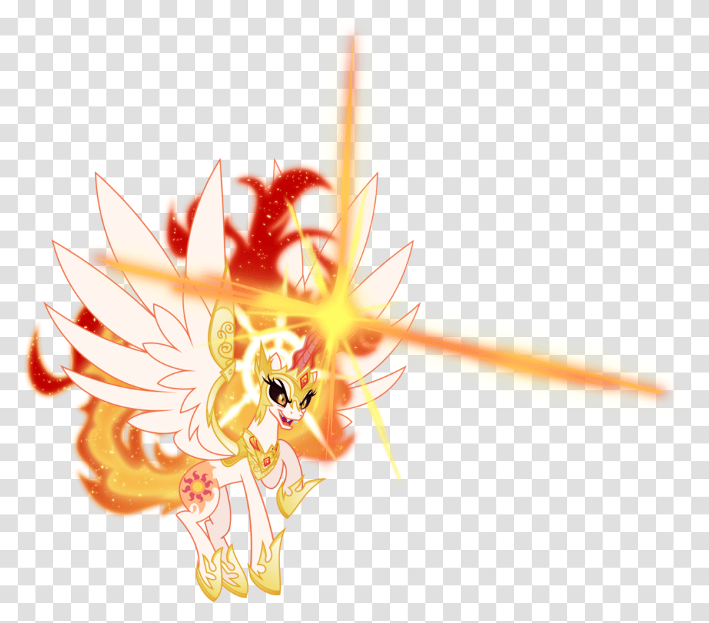Glowing Halo Clipart Halo Daybreaker And Queen Chrysalis, Fire, Flame, Logo Transparent Png