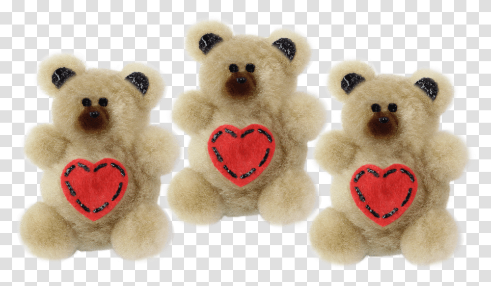 Glowing Heart 3 Easy Steps To Make Diy Pom Pom Teddy Heart Transparent Png